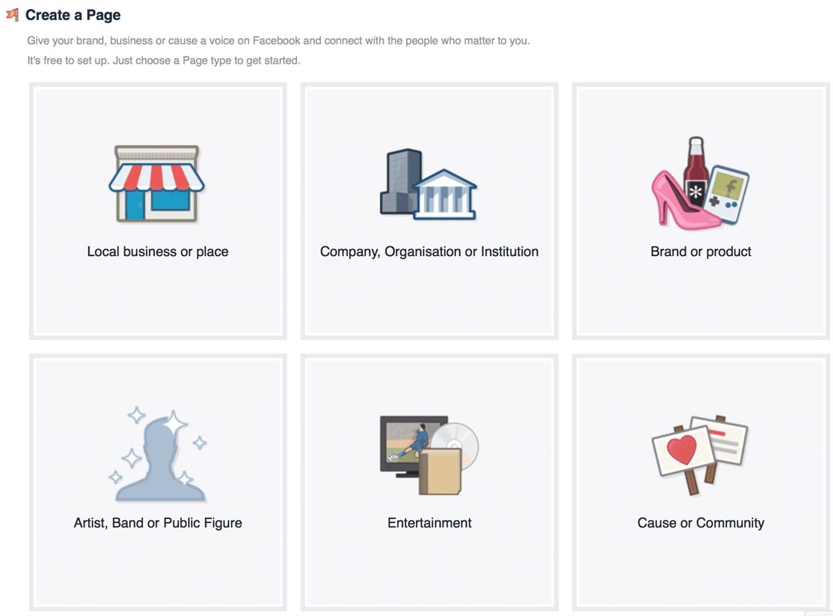 How to setup a Facebook Page for business